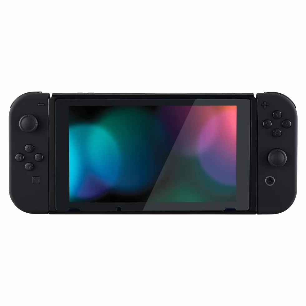 eXtremeRate Soft Touch Grip Czarny Obudowa Kontrolera z Przyciskami do Switch & Switch OLED