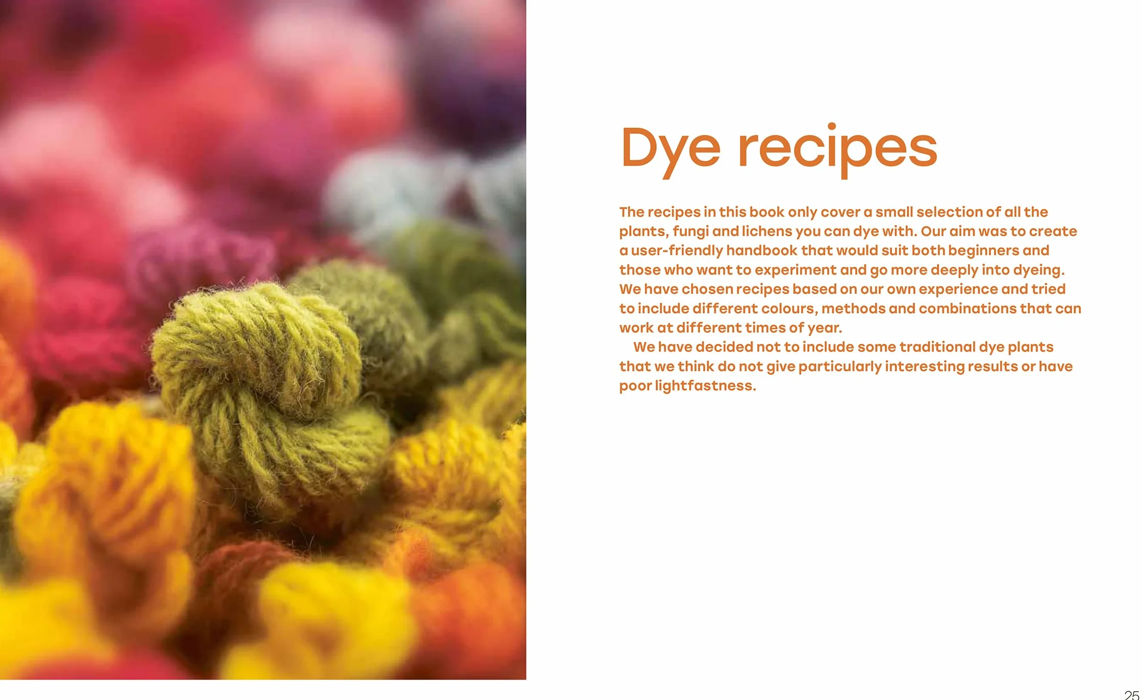 Natural Yarn Dyes: 25 Vibrant and Sustainable Recipes
