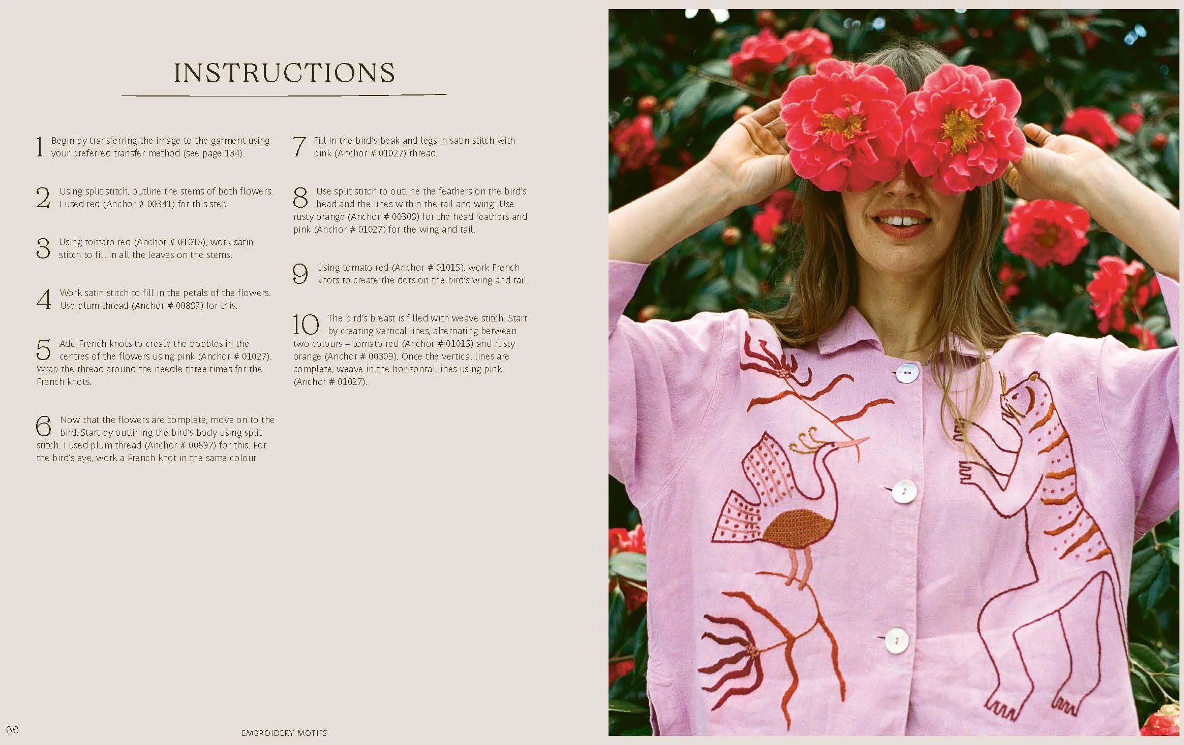 Threads: 20 Hand Embroidery Designs to Enhance Your Clothes
