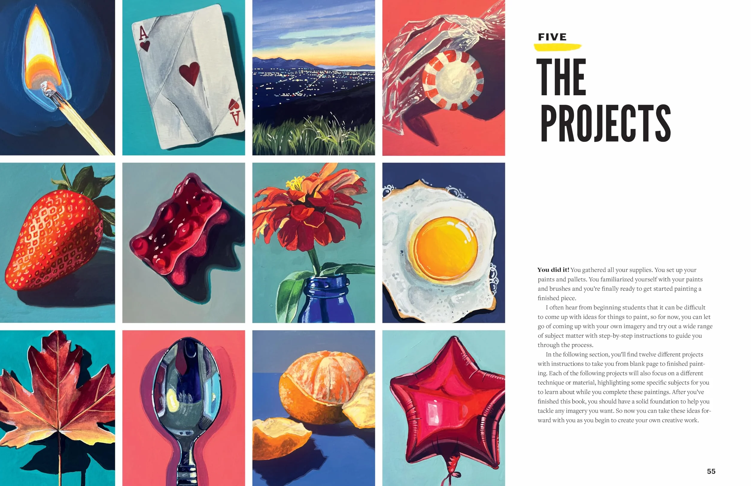 Gouache for Beginners: Simple, Stunning & Realistic Projects