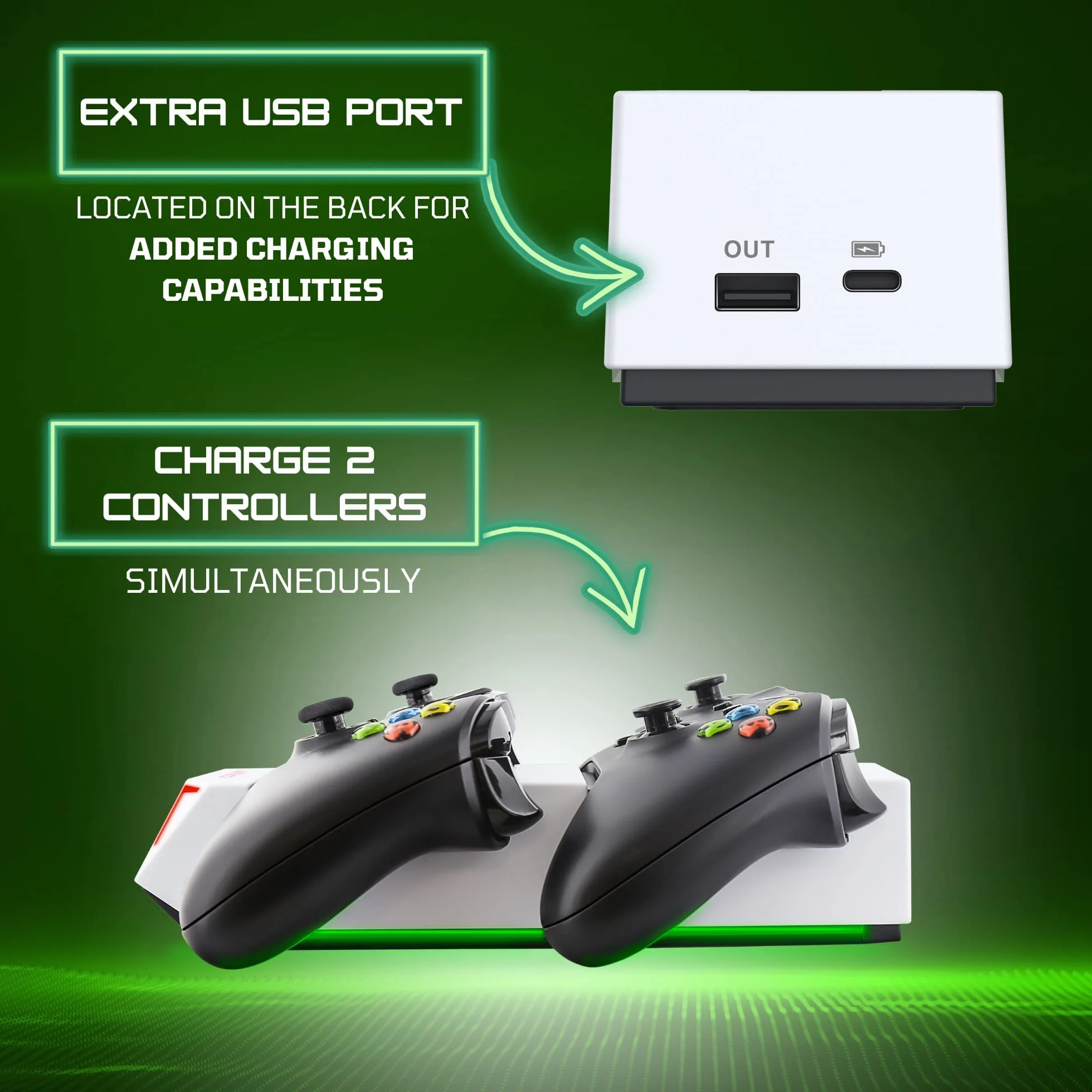 Stacja ładująca do konsoli Xbox One i Xbox Series X. Nyko