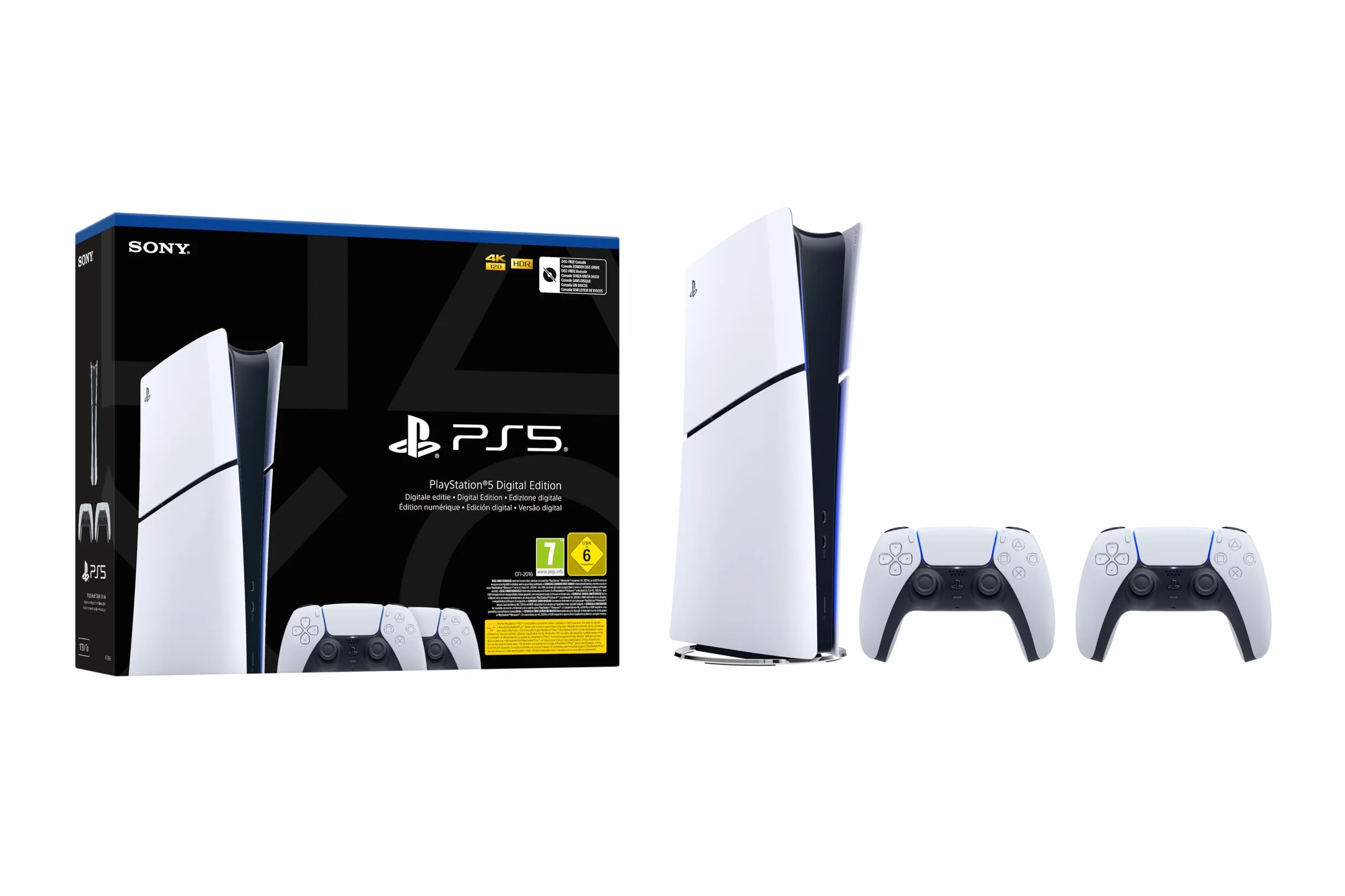 PlayStation®5 (Digital Edition) Bundle mit zweitem DualSense™ Wireless-Controller