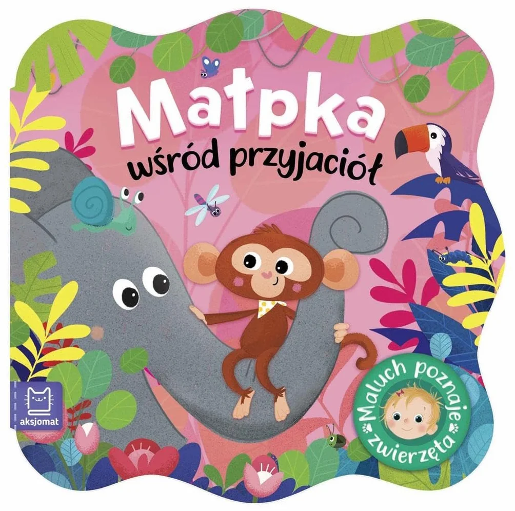MAŁPKA WŚRÓD PRZYJACIÓŁ MALUCH POZNAJE ZWIERZĘTA