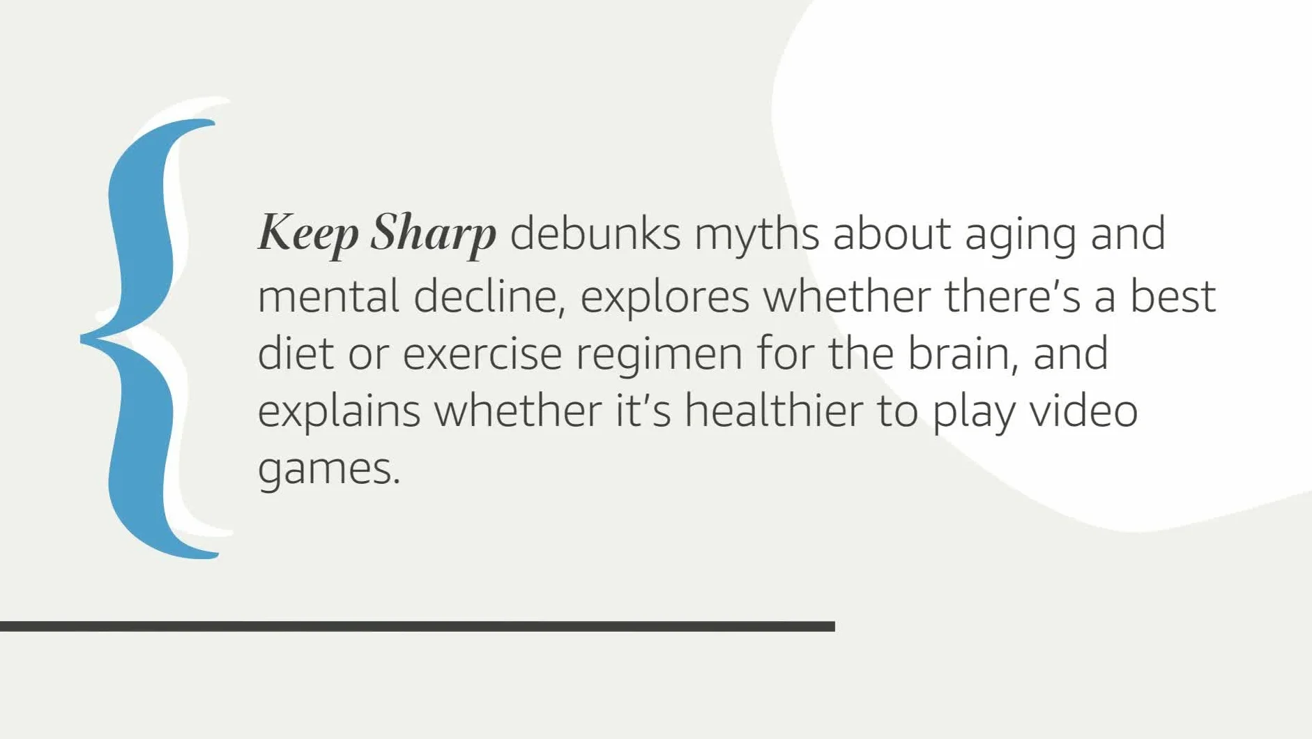 Keep Sharp: Build a Better Brain at Any Age - As Seen in The Daily Mail