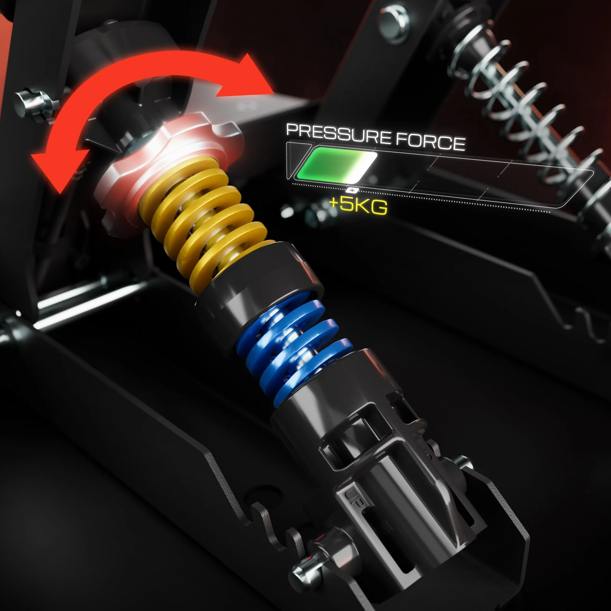 Thrustmaster Raceline LC Upgrade — Pedał Hamulca Typu Load Cell o Obciążalności 100 kg, Rozszerzenie Zestawu Pedałów Raceline Pedals LTE do Symulacji Wyścigowych — PS5, PS4, Xbox Series, Xbox One, PC