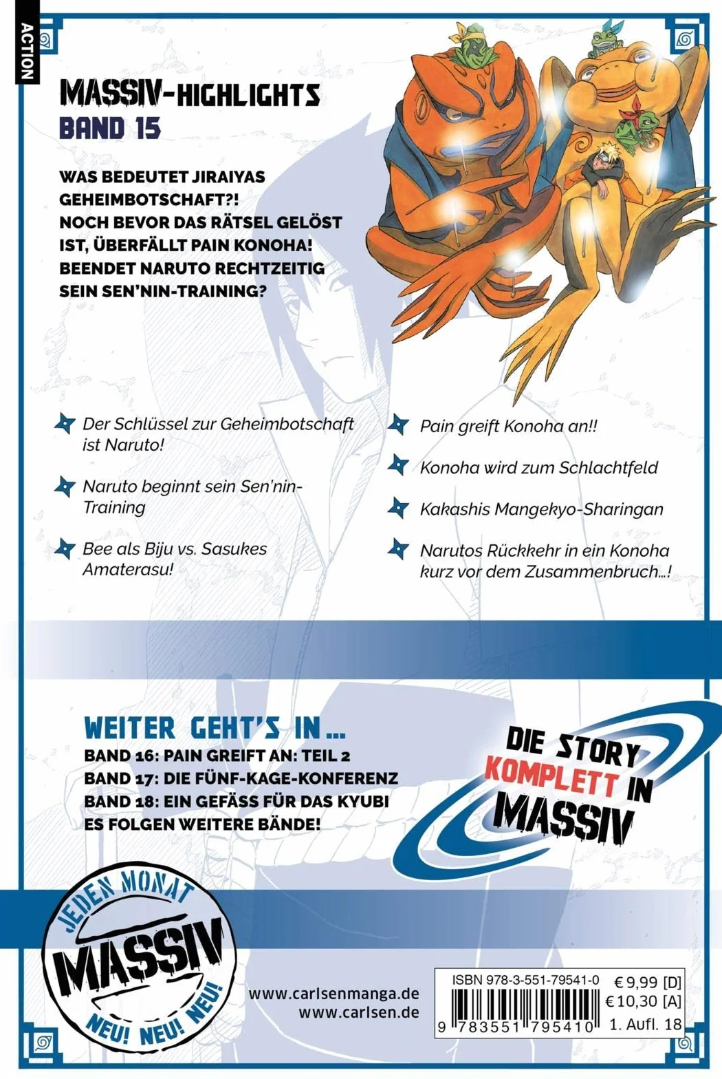 NARUTO Massiv 15: Die Originalserie als umfangreiche Sammelbandausgabe!