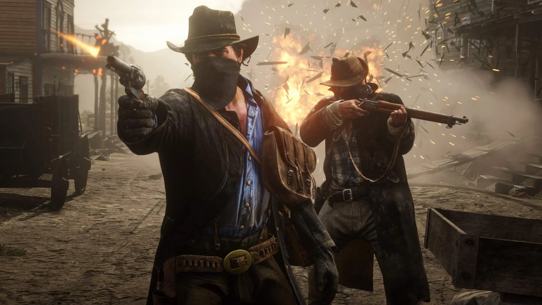 PlayStation 4 Pro – konsola (1 TB, czarna) wraz z kontrolerem Red Dead Redemption 2 + 1 DualShock