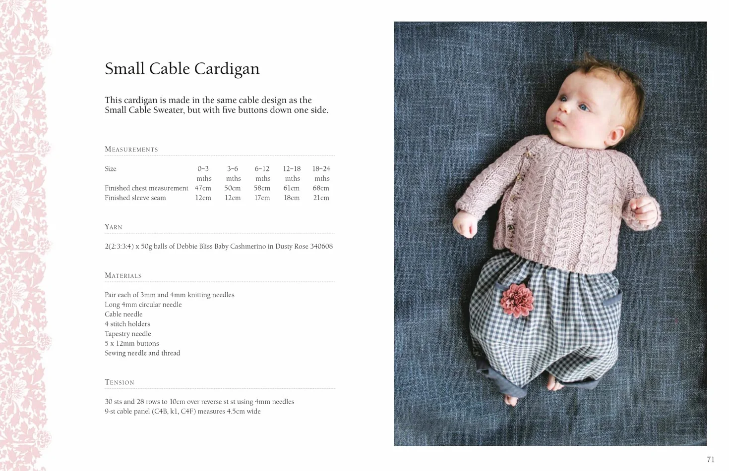 Lullaby Knits: Over 20 knitting patterns for baby booties, cardigans, vests, dresses and blankets