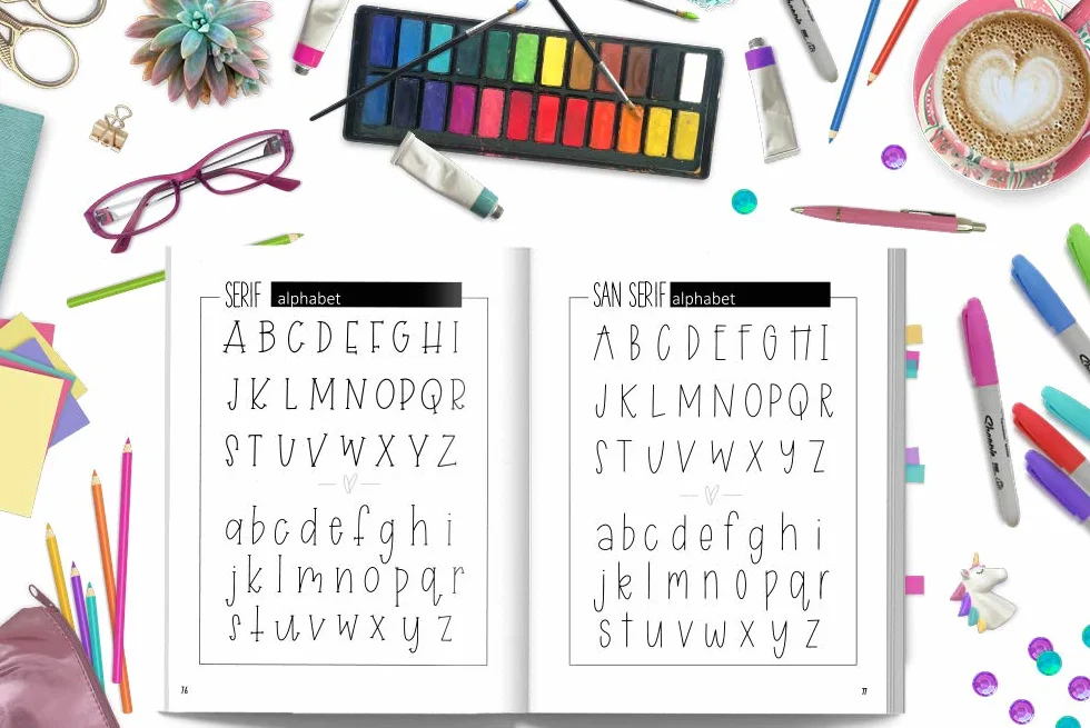 The Ultimate Guide to Modern Calligraphy & Hand Lettering for Beginners: Learn to Letter: A Hand Lettering Workbook with Tips, Techniques, Practice Pages, and Projects