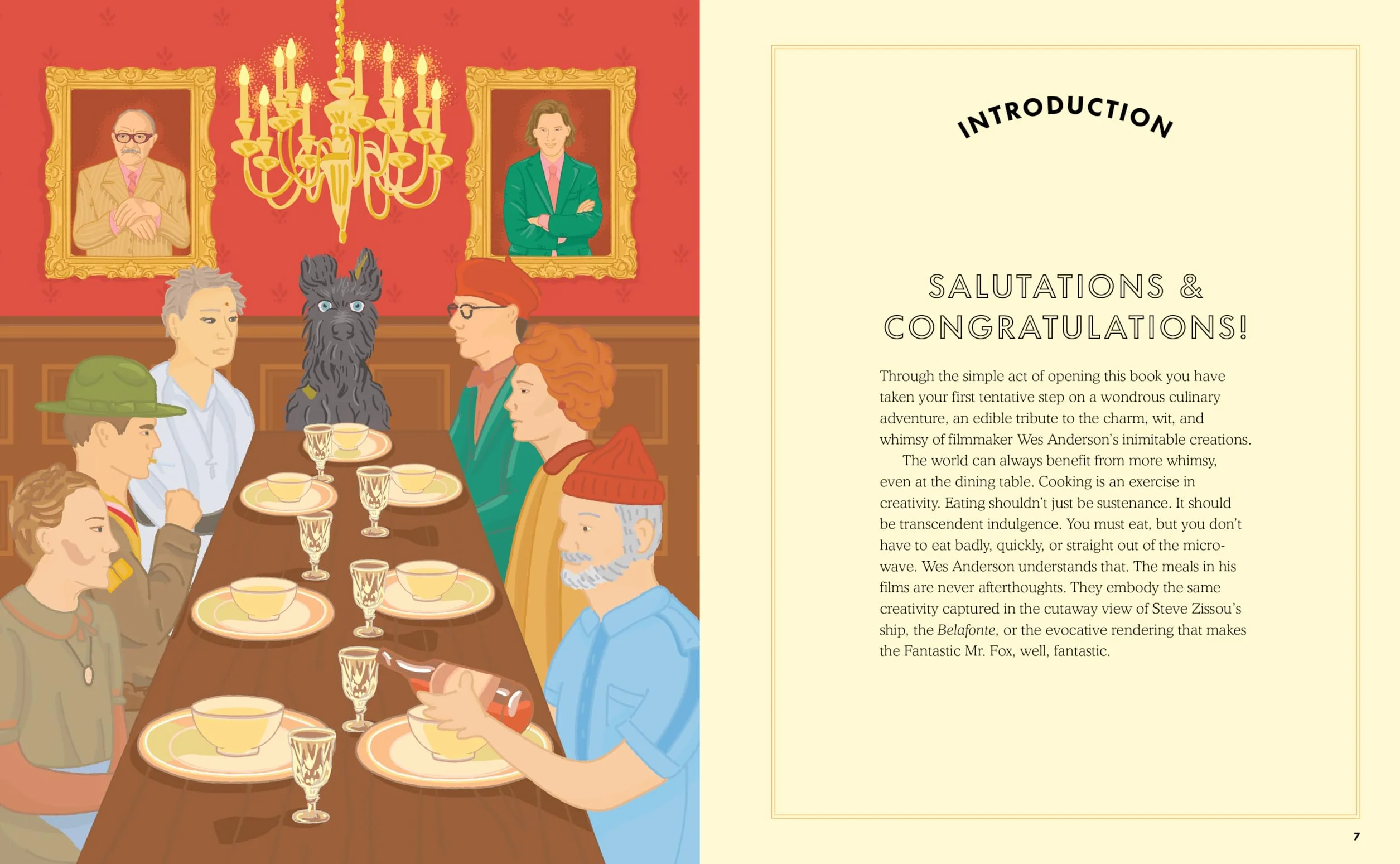 The Wes Anderson Cookbook: Whimsical Recipes Inspired by the Director and His Films