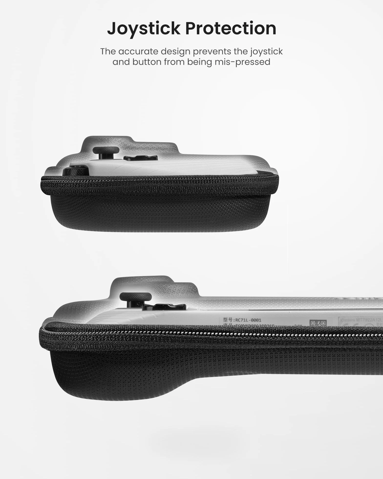 tomtoc Etui kompatybilne z ASUS ROG Ally/ROG Ally X, smukłe etui, ochronne, twarda przenośna torba podróżna na konsolę ASUS ROG Ally, lekkie podróżne